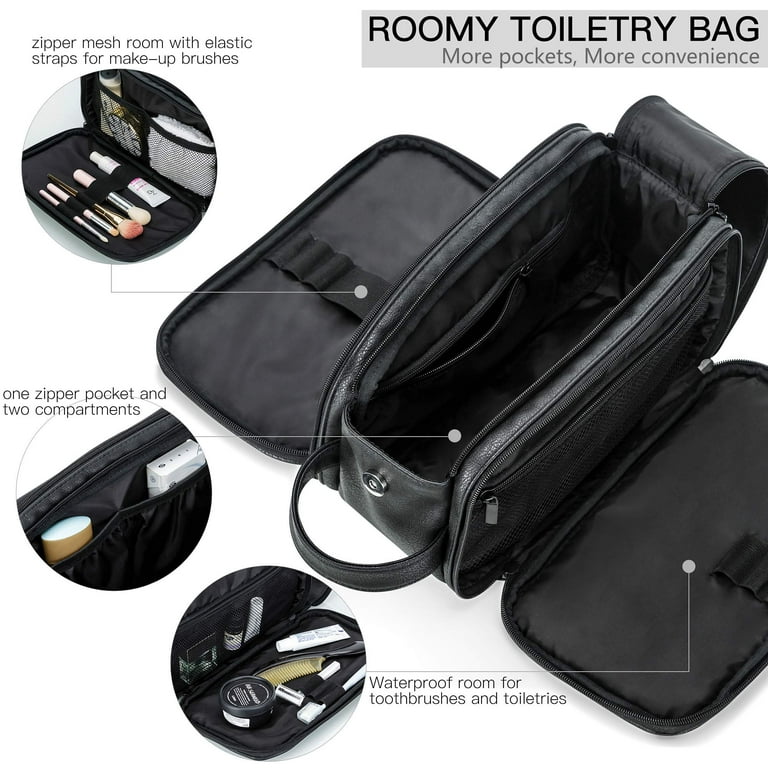 Travelon Wet Dry Quart Bag with Plastic Bottles Toiletry Bath Organizer  Black, 1 - Fry's Food Stores