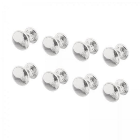 STARTIST 2x8Pcs Dollhouse Door Knobs Model Metal Micro Landscape Doll House Accessories