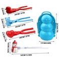 thumbnail image 1 of Snowball Maker Clip Maker Outil de Moule de Sable de Neige en Forme d'Animal Hiver Neige Jouets Kit, 1 of 8