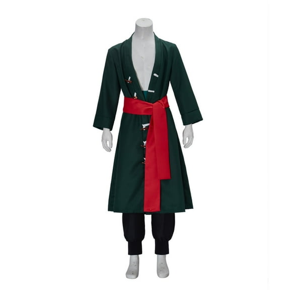 Anime Character Replica Green Uniform Set with Mask - Cloth for Convention