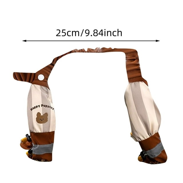 Vêtements pour Chiens et Chats Design Rayé Marron Intérieur Extérieur Polyester Durable Confortable