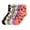 LEOPARD, variant on 6-PACK Couver Women's Warm Soft Plush Socks, Multi-Color Stripe Pattern, 9-11