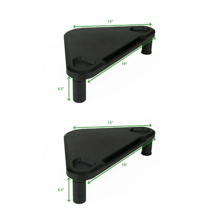 Mind Reader - Monitor Stand Riser Durable Corner 2 pk