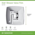 thumbnail image 3 of Symmons 5690TRM Oak Traditional Valve Trim Only - Chrome, 3 of 7