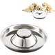 thumbnail image 1 of Cuencos de metal de acero inoxidable KAIYANG Cuenco de destete para cachorros 26 cm 34 cm, 1 of 5