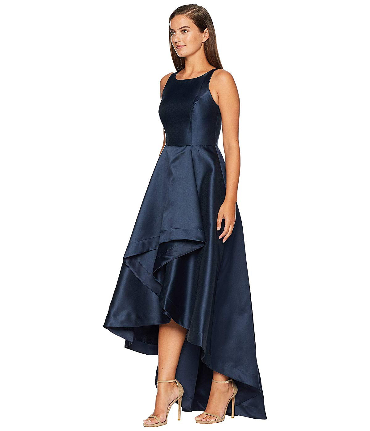 adrianna papell high low gown