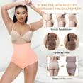 thumbnail image 3 of Lilvigor Shapewear for Women Tummy Control, Hi-Waist Butt Lifter Body Shaper Panty Waist Slim and Back Smooth Seamless Body Trainer, 3 of 7