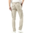 thumbnail image 6 of Dolkfu Work Mens Big and Tall Pants Cargo Beige Slim Fit Pants Relaxed Fit Outdoor Straight Leg Trouser Mens,XXL, 6 of 6