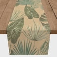 thumbnail image 3 of Creative Products Tropical Palm Beige 16 x 72 Cotton Twill Table Runner, 3 of 3