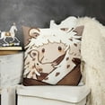 thumbnail image 2 of YINGXI Cute Animal Throw Pillow Cases Home Decorative Hug Each Other Sweet Pillow Cover Super Soft Square 12x12in, 2 of 5
