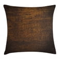 thumbnail image 1 of Wooden Decor Throw Pillow Cushion Cover, Old Vintage Antique Timber Oak Background Rustic Floor Artisan Photo Print, Decorative Square Accent Pillow Case, 18 X 18 Inches, Chestnut Brown, by Ambesonne, 1 of 2