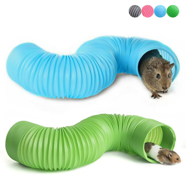 Pet Fun Tunnel, Small Animal Game Tunnel, Foldable Plastic Tube, Pet Hiding Toy, Hiding Training, Suitable For Guinea Pigs, Hamsters, Chinchillas, Ferrets, Dwarf Rabbits.