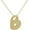 Big Bubble Gold-B, variant on Bubble Letter Necklace Gold for Women，Charm Balloon Initial Letter Pendant Zirconia Inlaid Necklaces Fashion Gifts Jewelry