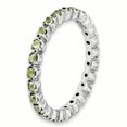 thumbnail image 3 of Bague Péridot en Argent Sterling Stackable Expressions Taille 5, 3 of 3
