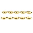 thumbnail image 2 of Esquirla 1:6 Scale 10pcs Mini Door Knobs Handles Dollhouse Miniature DIY Accessory Golden, 2 of 8