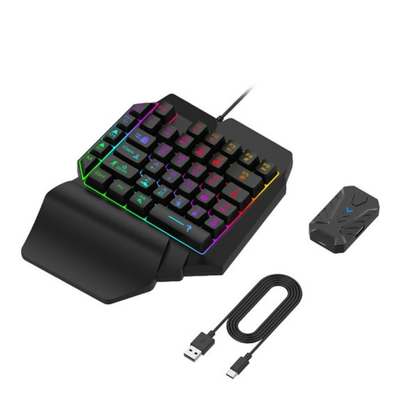 Gaming Keyboard and Mouse Converter,Keyboard and Mouse Adapter,with 3.5mm Plug for Cellphone Mobile Game