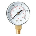 thumbnail image 2 of Manómetro Para Aire Aceite Gas Agua TS-Y504 0-100psi 0-7 / 4BSPT Rosca Cola Medidor de presión de aire del compresor, 2 of 7