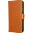 thumbnail image 2 of AmPm iPhone Xs Max Leather Case, Luxury Genuine Leather Wallet with Viewing Stand and Card Slots, Flip Cover Gift Boxed and Handmade for Apple iPhone Xs Max (DarkOrange), 2 of 8