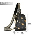 thumbnail image 2 of FORMRS Womens Crossbody Sling Bag Travel Daypack Shoulder Chest Backpack, Pixel Cat, 2 of 7