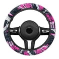 thumbnail image 2 of Yuyamidu Camo Hunting Steering Wheel Cover Pink Wood Steering Wheel Protector 15 Inch Winter Car Steering Wrap Car Fluffy Steering Wheel Decor Cover for Auto Sedan, 2 of 7