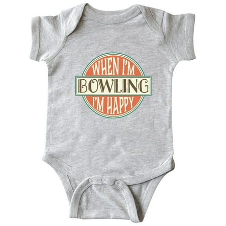 

Inktastic Bowling Gift for Bowler Gift Baby Girl Bodysuit