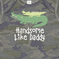thumbnail image 4 of Inktastic Alligator Handsome Like Daddy Baby Boy Boys Baby Bodysuit, 4 of 5