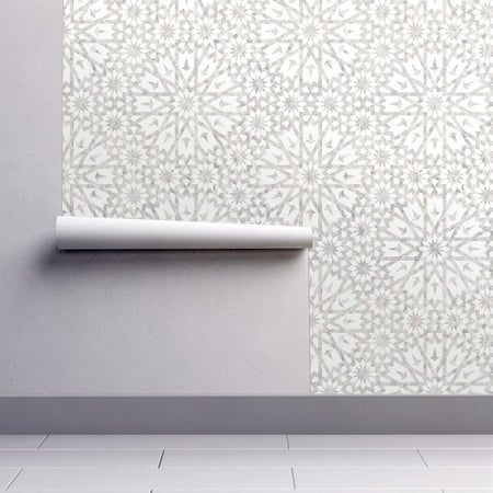 Peel-and-Stick Removable Wallpaper Moroccan Moroccan Design Geometric Sand (Best Sad Wallpapers Love)