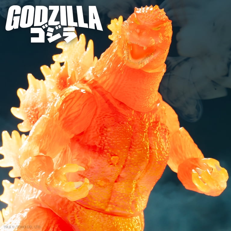 Super7 Toho Ultimates! Blazing Godzilla 1200¬∞, Clear Orange