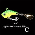 thumbnail image 5 of BIQIANWO 1pc Rotating Metal VIB Vibration Bait, Spinner Spoon Fishing Lures Jigs Trout Winter Fishing Hard Baits Tackle Pesca, 5 of 10