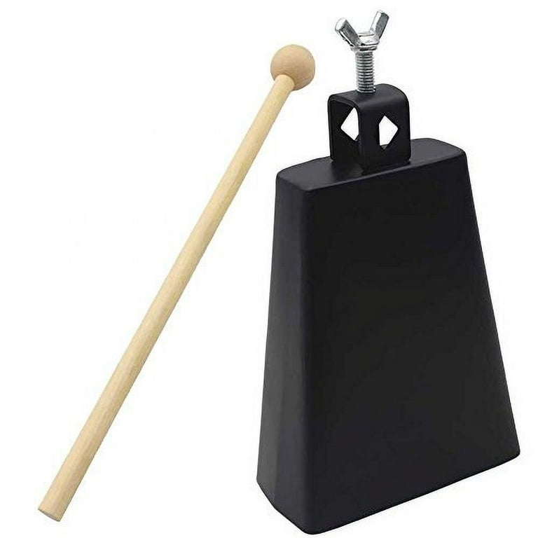 GOOHOCHY Kit De Batería Cow Bell Para Músicos Profesionales, Cencerro De 6 Pulgadas, Color Rojo, Instrumento De Percusión Duradero, Uso Conciertos Y Prácticas Musicales