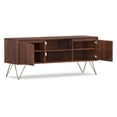 thumbnail image 4 of Simpli Home Simpli Home Hunter 60 inch Wide Solid Mango Wood TV Stand in Urban Brown For TVs up to 65 inches, 4 of 12