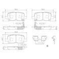 thumbnail image 2 of BALATAS CERAMICAS ODYSSEY 2002 al 2004 HONDA 3.5L V6 Traseras BREMBO ., 2 of 5