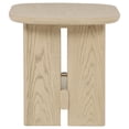 thumbnail image 5 of Coaster Kailani Coastal Wood Square End Side Table with Shelf in Beige Oak, 5 of 7
