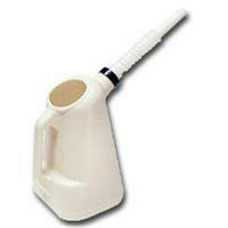 Semi Transparent Oil Deck - 6 Qt. Translucent 8in. Pouring Spout Oil Filler