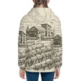 thumbnail image 6 of Pofeuu Vineyard Landscape Print Teenage Zipper Hoodie Sweatshirts Hooded Casual Jackets With Pocket For Boys Girls-Medium, 6 of 6