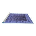 thumbnail image 2 of Ahgly Company Machine Washable Indoor Rectangle Oriental Blue Traditional Area Rugs, 5' x 7', 2 of 4