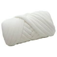 thumbnail image 1 of 1kg Velvet Chunky Yarn Arm Knitting Sweaters Hats Scarf Throw Pillow DIY Rug Weight Rug Making Hand Knit Pet Bed Crocheting White, 1 of 9