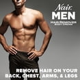thumbnail image 3 of Nair Men Hair Remover Cream with Pump, for Chest, Back, Legs & Arms, Works While You Shower, for Smooth Looking Skin, 312g, 3 of 7