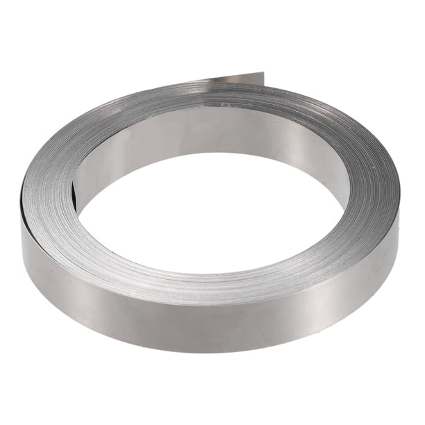 Unique Bargains Placa de cinta de tiras de níquel puro 99,6% para coche, 0,2x10mm, 32,8 pies para soldadura de batería de litio 18650