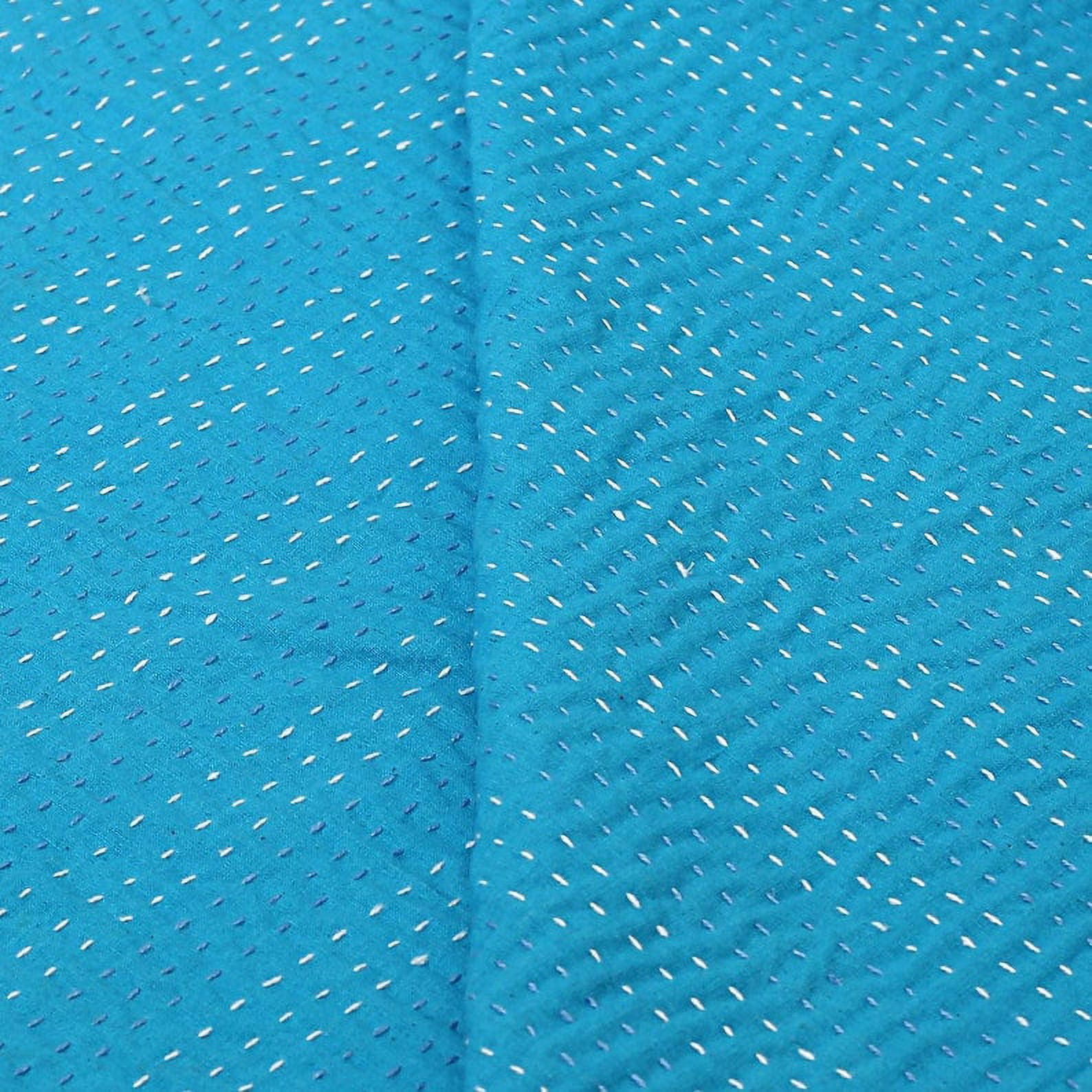 Indian Handmade Cotton Kantha Quilt Vinatge Blanket Quilted Paradise Kantha Bedding Throw Bohemian Bed Cover Kantha Gudari