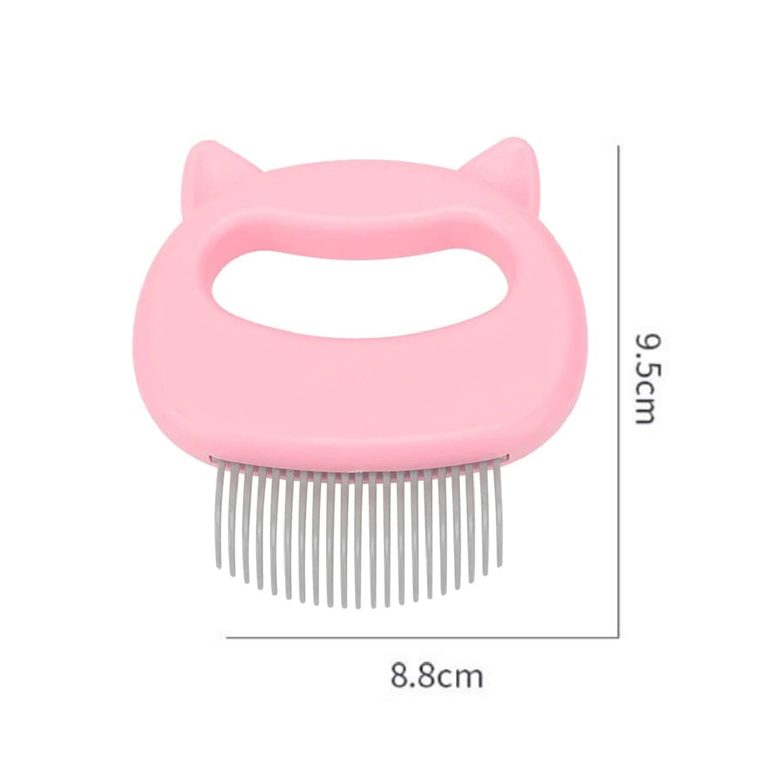 Cat Pet Hair Removal and Massaging Shell Comb Brush - 2 Pack