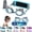 Shark-Gray, variant on Vvinca Kids Swim Goggles with Fabric Strap, Swimming Pool Goggles for Boys Age 3 6
