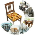 thumbnail image 6 of 6 Packs Removable Chair Seat Covers for Dining Room, Maple Leaves Stretchable Office Kitchen Chair Slipcovers Cushion Protector Colorful Fall Furniture Decor, 16.9x16.9 Inches, 6 of 6