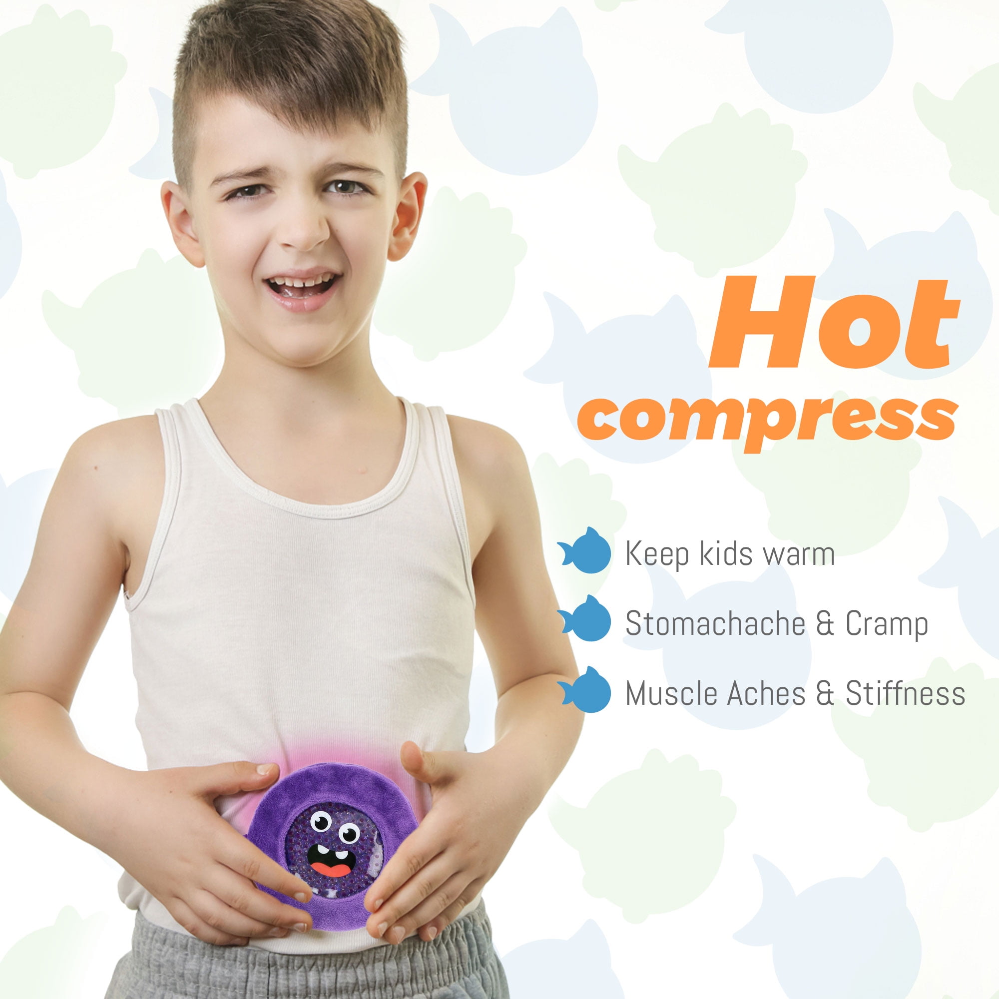 Buy LotFancy Kid Ice Pack for Boo Boos, 3 Pack Reusable Gel Cold Pack