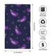 thumbnail image 2 of Balery Eggplant Toalla de Microfibra Premium con Estampado – 27.5x16 pulgadas, Alta Absorción, Suave y Aterciopelada, Secado Rápido, 2 of 6