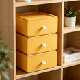 thumbnail image 3 of Dongrens Stackable Colorful Drawer Storage Organizer, Plastic Desktop Drawers, Cosmetics Stationery Holder for Home Office Supplies, 7.4x7.8x9.3 Inch, 3 of 5