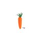 thumbnail image 2 of Decoraciones de zanahorias de Pascua - Paquete de 12 zanahorias de espuma para búsquedas de huevos de Pascua, rellenos de cestas y manualidades de primavera, 2 of 6