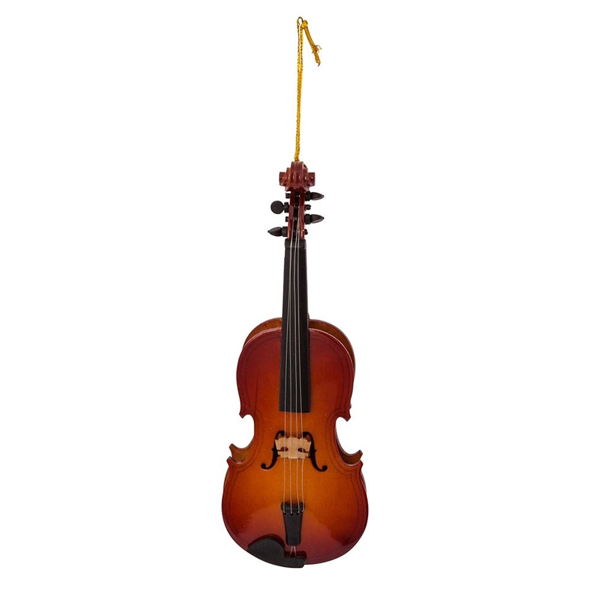 Kurt Adler 5.5" Wood Violin Ornament