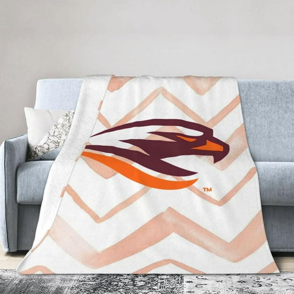 Susquehanna University Fleece Blanket, Very Soft Microfiber Flannel Blanket for Couch Warm and Cozy for All Seasons