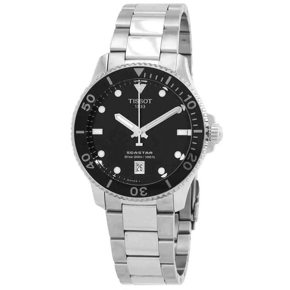 Tissot Seastar Quartz Black Dial Men's Watch T120.410.11.051.00